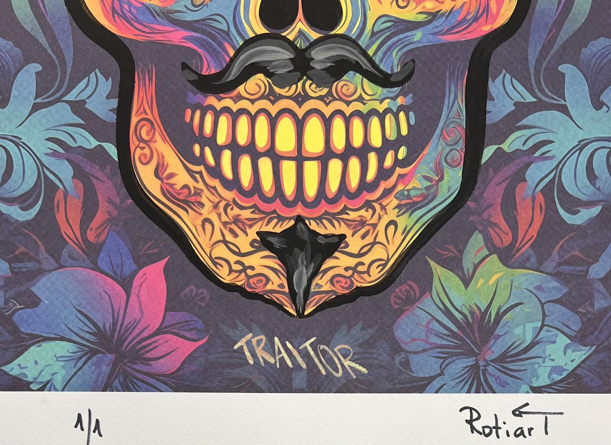 Traitor - Floral Skull (Special) 1/1 - Flap