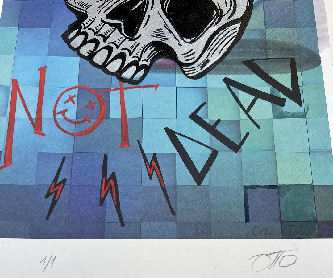 Otto Tolar - Krychle - Original 1/1 - Punk´s not Dead II.