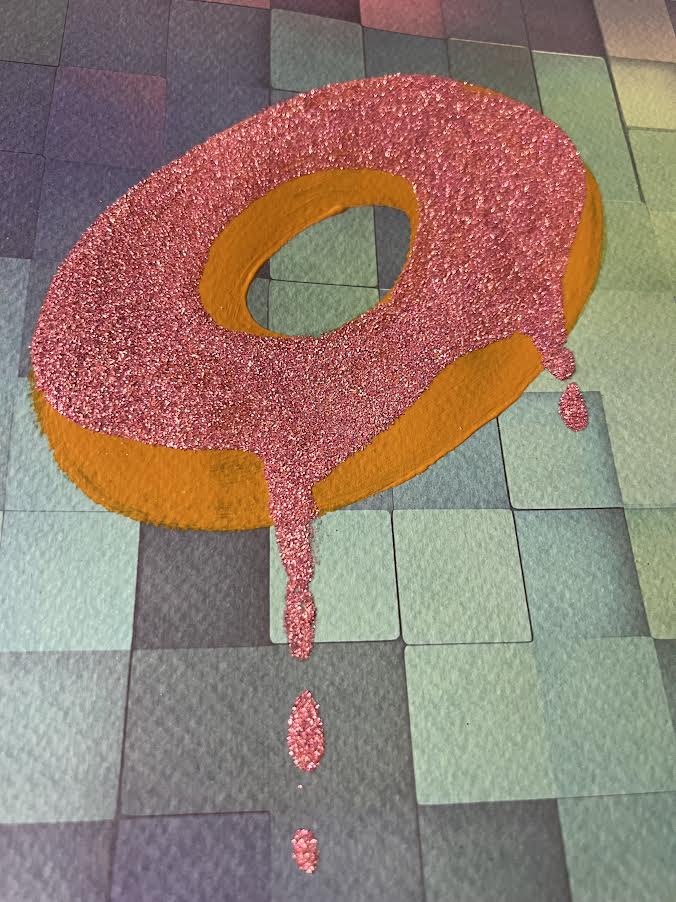 Otto Tolar - Krychle - Originál - 1/1 - Donut
