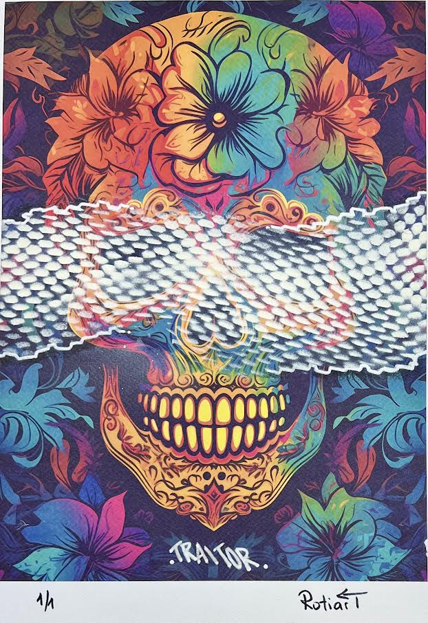 Traitor - Floral Skull (Special) 1/1 - Snake Eye 1