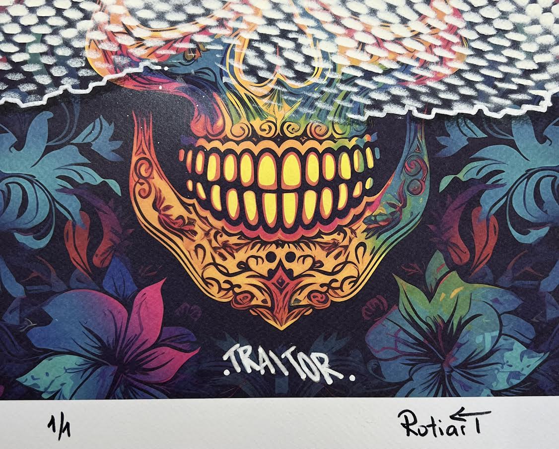 Traitor - Floral Skull (Special) 1/1 - Snake Eye 1