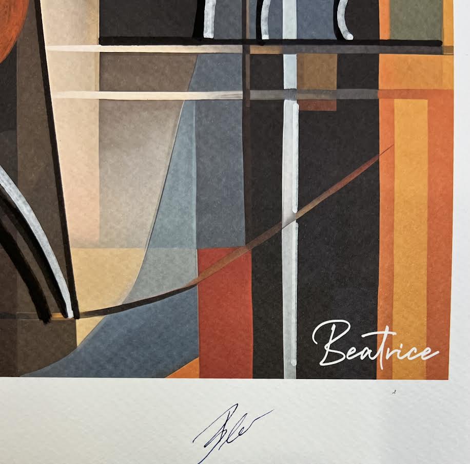 Beatrice – Pensive - Exclusive 1/1 - Weeping White Lines