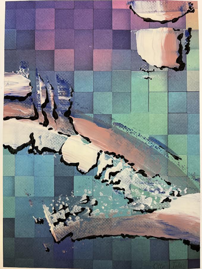 Otto Tolar - Krychle - Originál 1/1 - Rainbow III