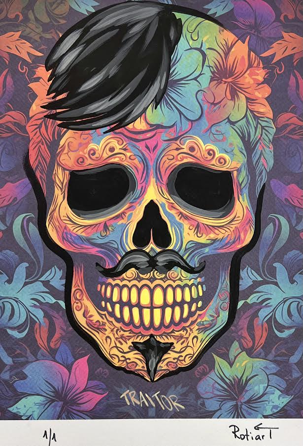 Traitor - Floral Skull (Special) 1/1 - Flap