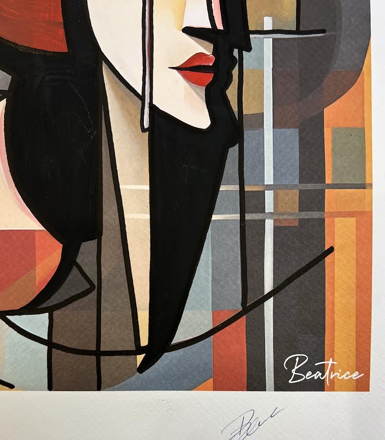 Beatrice – Pensive - Exclusive 1/1 - Helmet