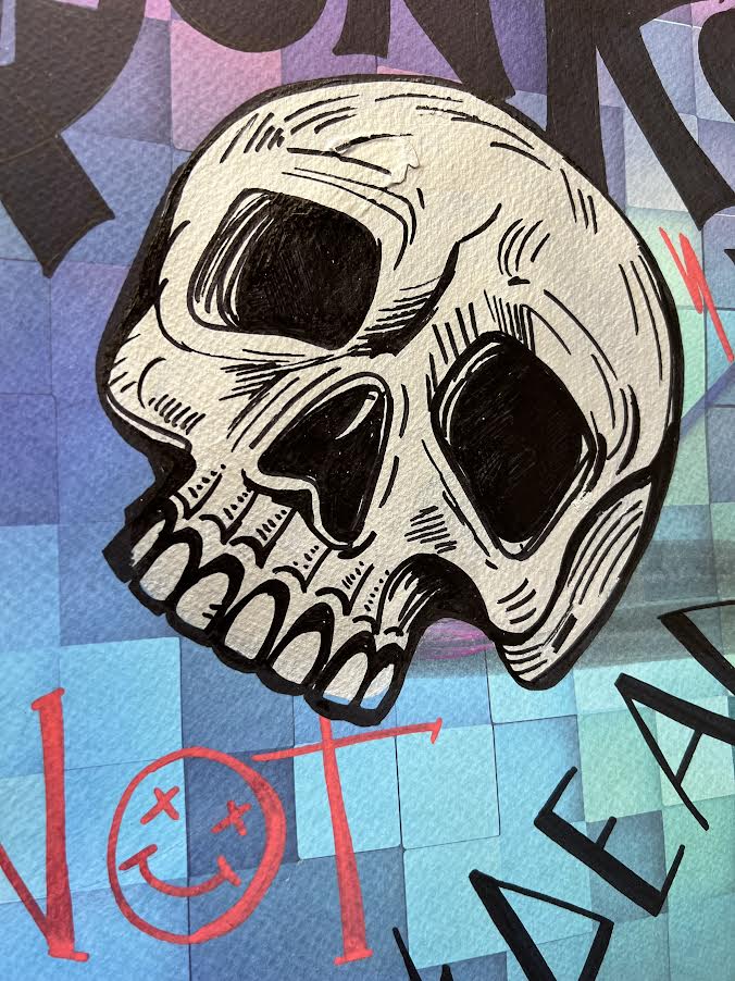 Otto Tolar - Krychle - Original 1/1 - Punk´s not Dead II.