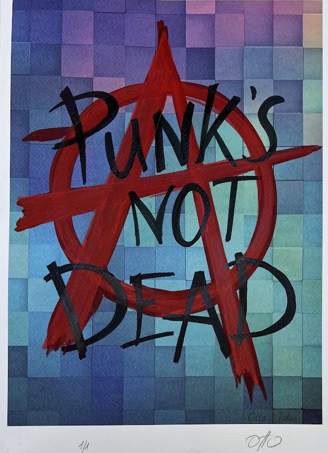 Otto Tolar - Krychle - Original 1/1 - Punk´s not Dead I.