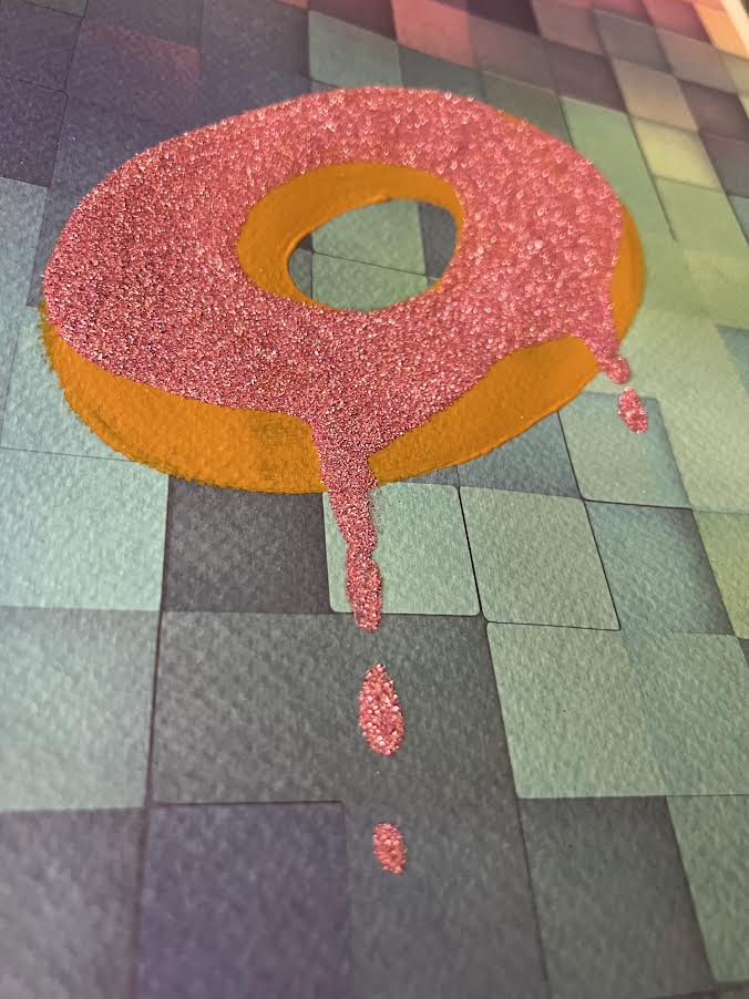 Otto Tolar - Krychle - Originál - 1/1 - Donut