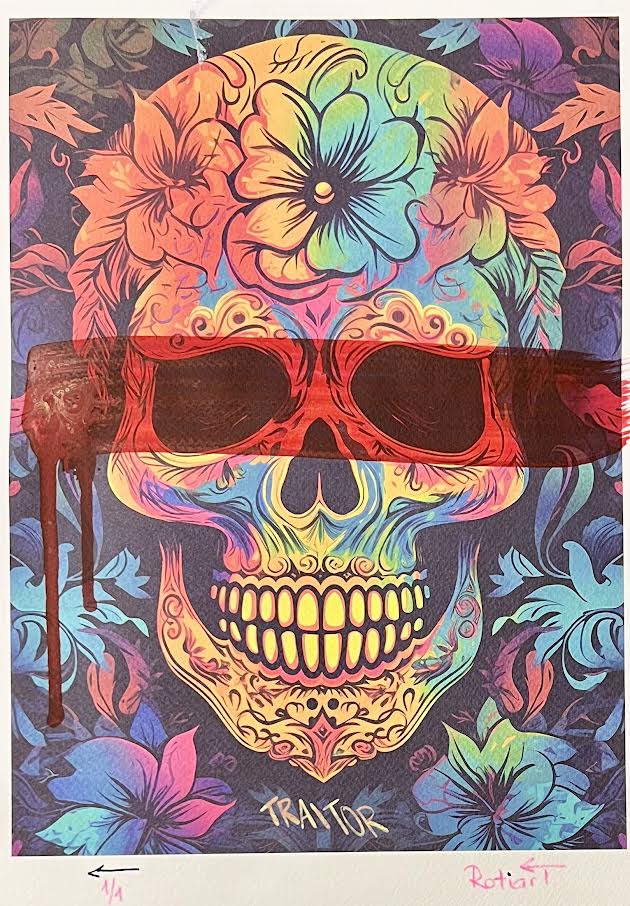 Traitor - Floral Skull (Special) 1/1 - Red Tape