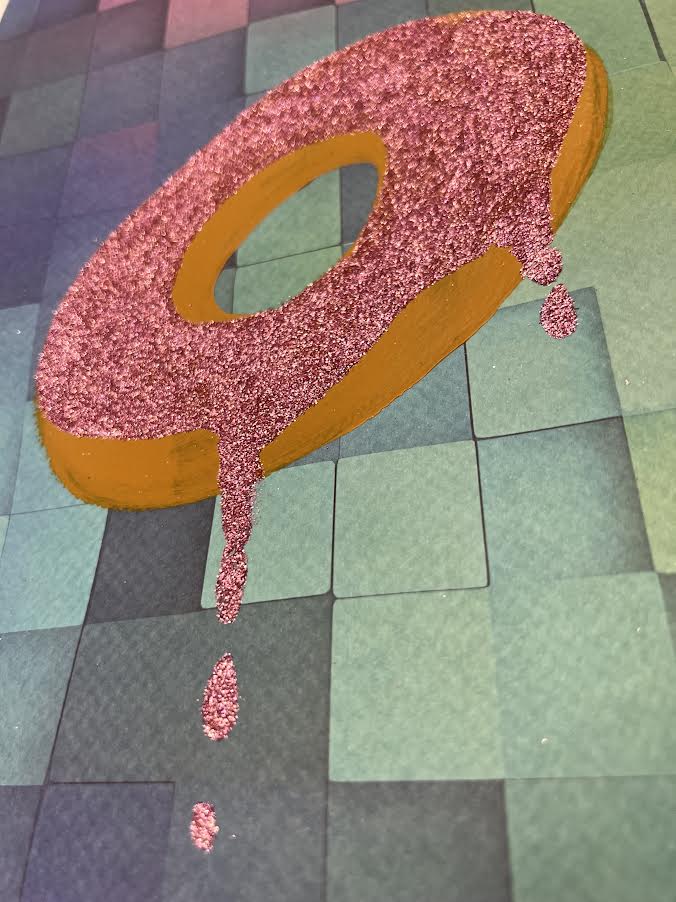 Otto Tolar - Krychle - Originál - 1/1 - Donut
