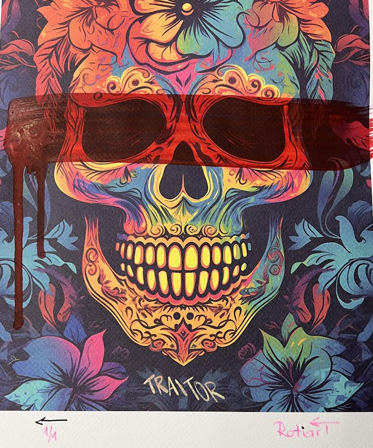 Traitor - Floral Skull (Special) 1/1 - Red Tape