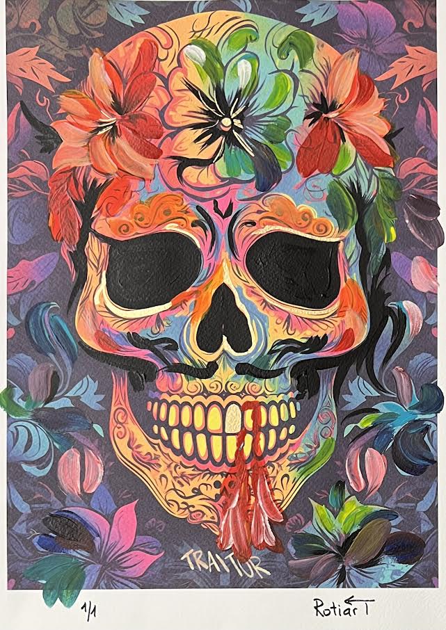 Traitor - Floral Skull (Special) 1/1 - Bloody
