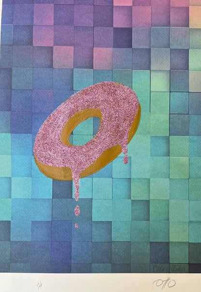 Otto Tolar - Krychle - Originál - 1/1 - Donut