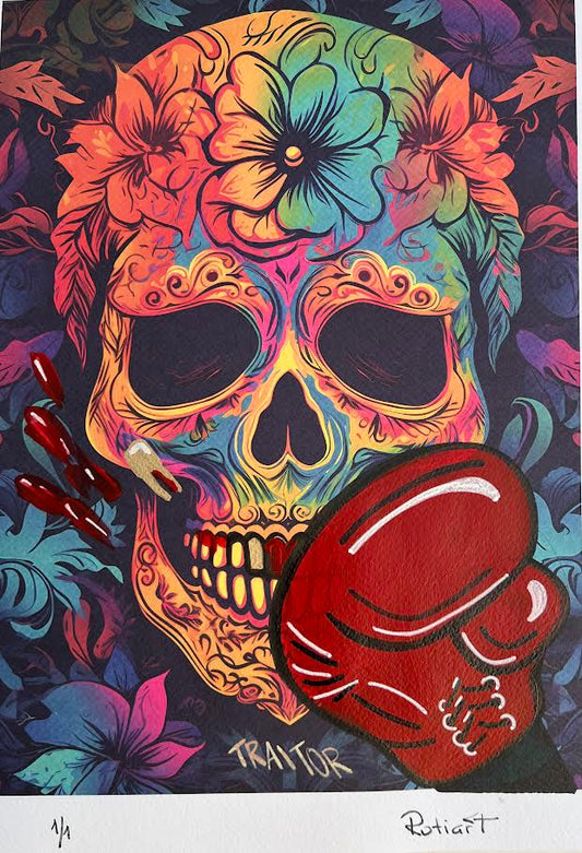 Traitor - Floral Skull (Special) 1/1 - Knockout