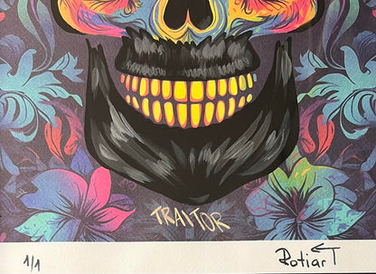 Traitor - Floral Skull (Special) 1/1 -  Beard