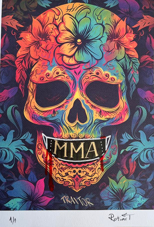 Traitor - Floral Skull (Special) 1/1 - MMA