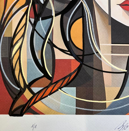 Beatrice – Pensive - Exclusive 1/1 - Golden Hair