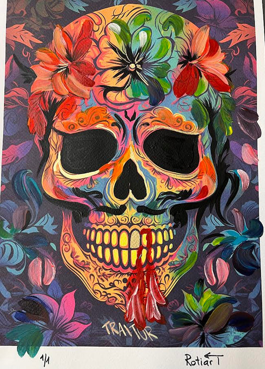 Traitor - Floral Skull (Special) 1/1 - Bloody