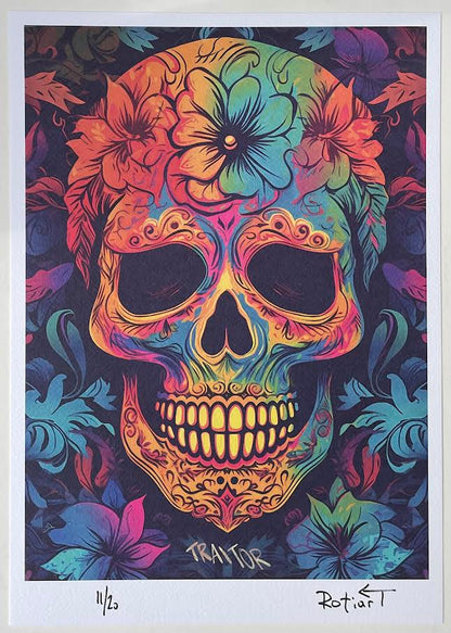 Traitor - Floral Skull - 11/20