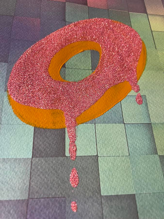 Otto Tolar - Krychle - Originál - 1/1 - Donut