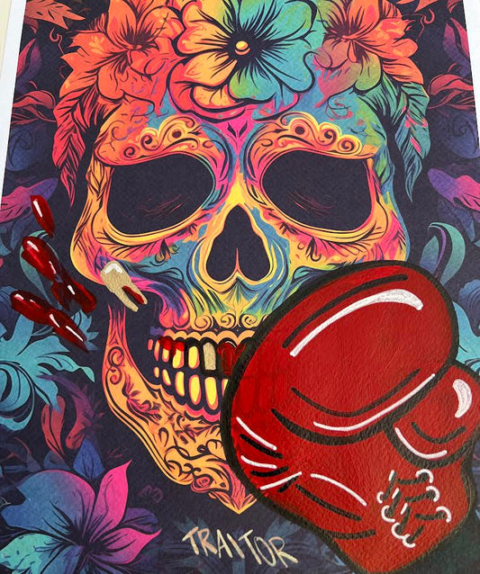 Traitor - Floral Skull (Special) 1/1 - Knockout