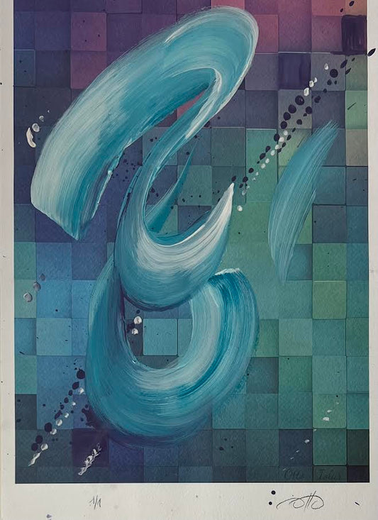 Otto Tolar - Krychle - Original 1/1 - Guestion Mark
