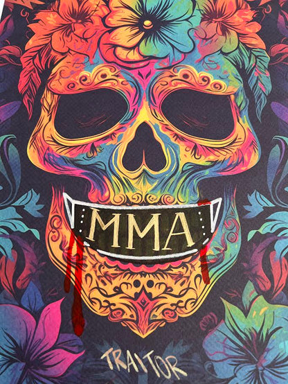 Traitor - Floral Skull (Special) 1/1 - MMA