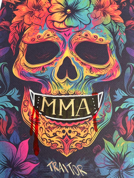 Traitor - Floral Skull (Special) 1/1 - MMA