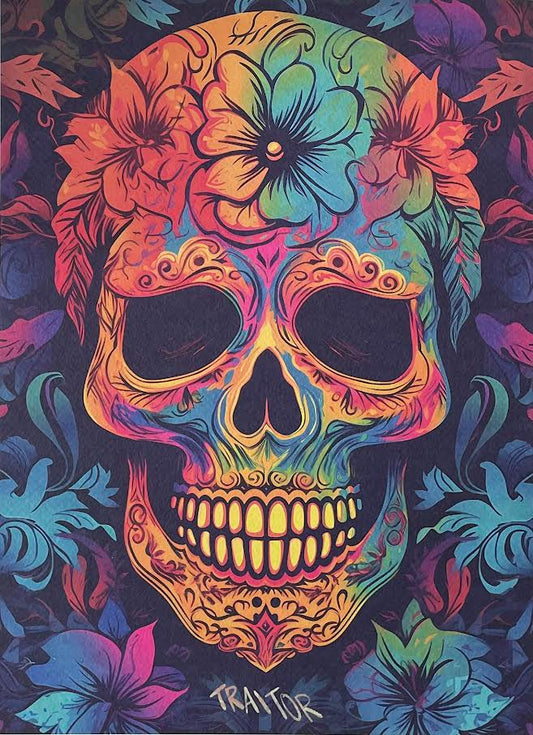 Traitor - Floral Skull - 11/20