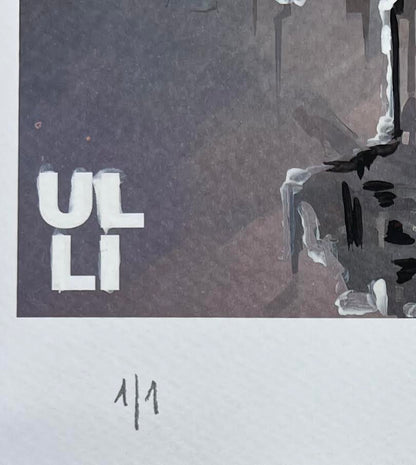 Ulli - Futurepunk - Custom 1/1 - Colore Red/White