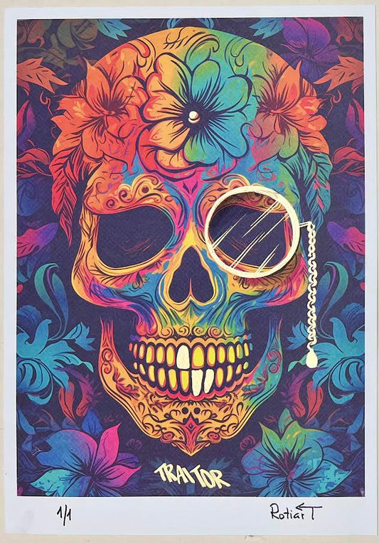 Traitor - Floral Skull (Special) 1/1 - Monokulars