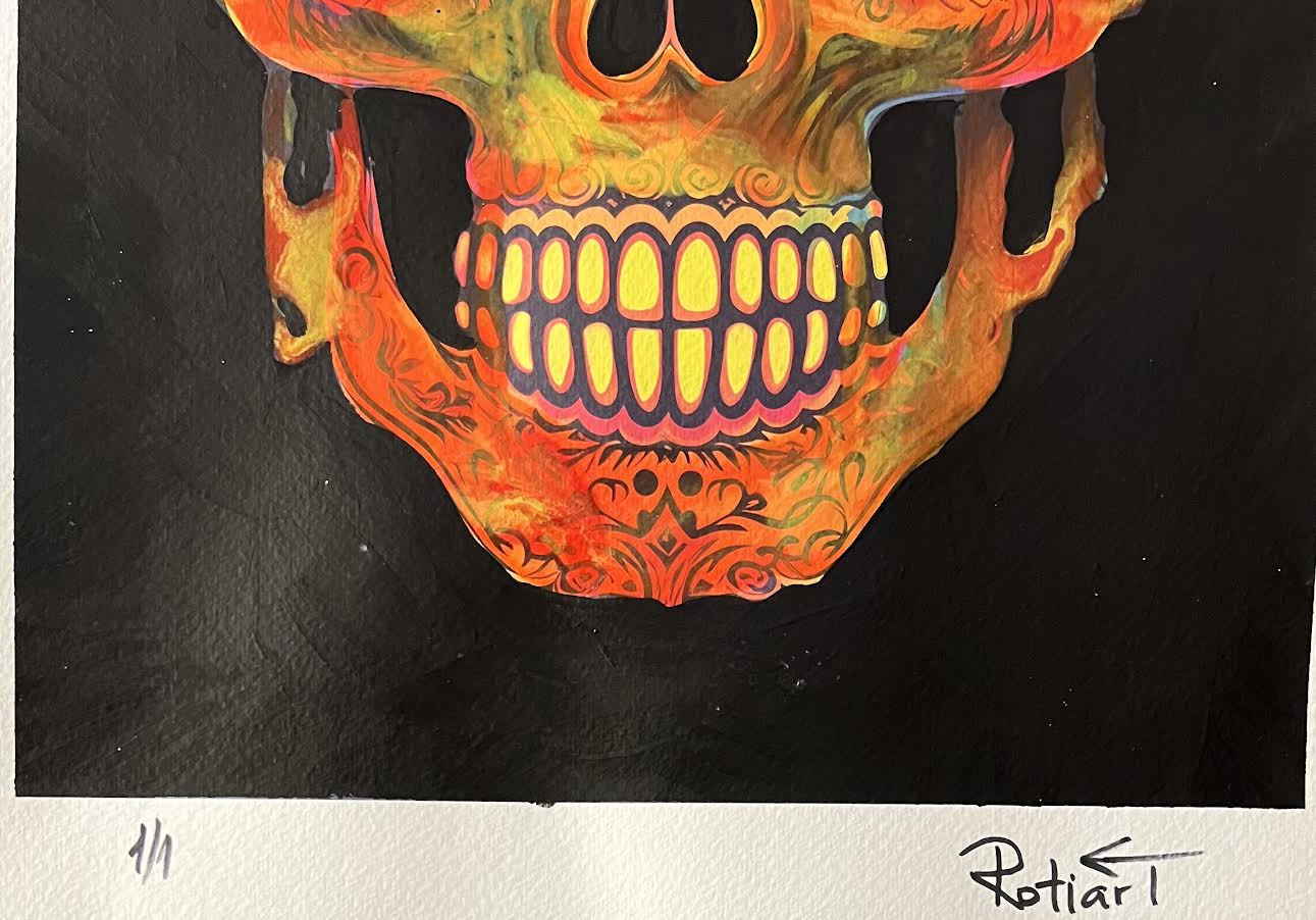 Traitor - Floral Skull (Special) 1/1 - Burning Skull