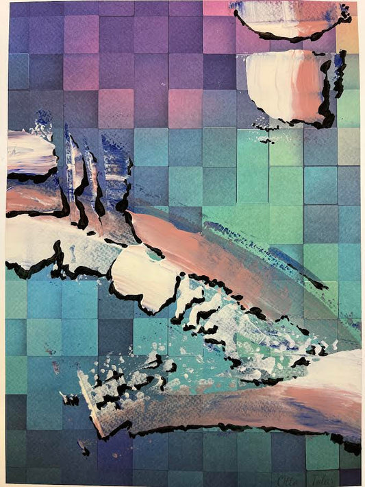 Otto Tolar - Krychle - Originál 1/1 - Rainbow III