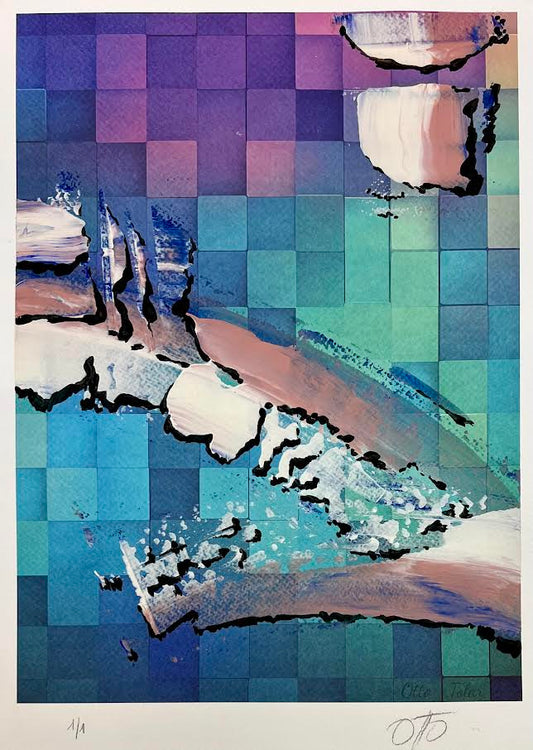 Otto Tolar - Krychle - Originál 1/1 - Rainbow III