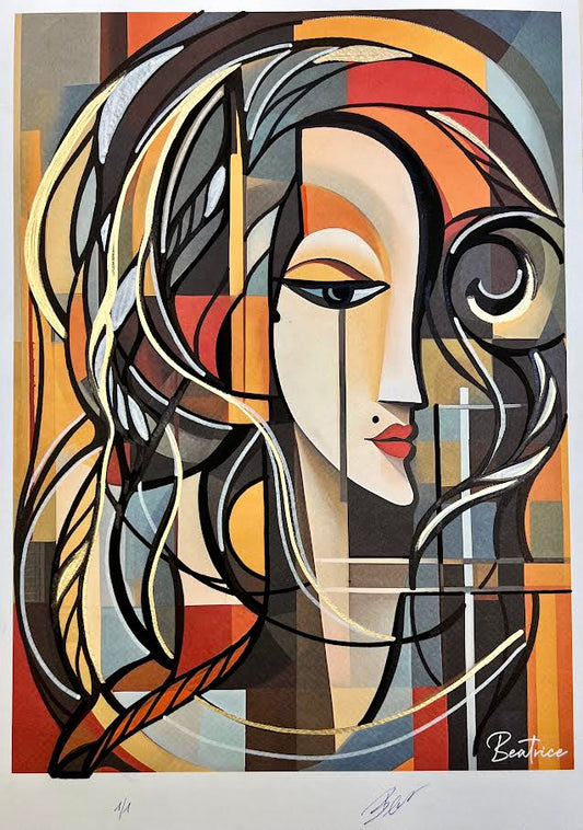 Beatrice – Pensive - Exclusive 1/1 - Golden Hair
