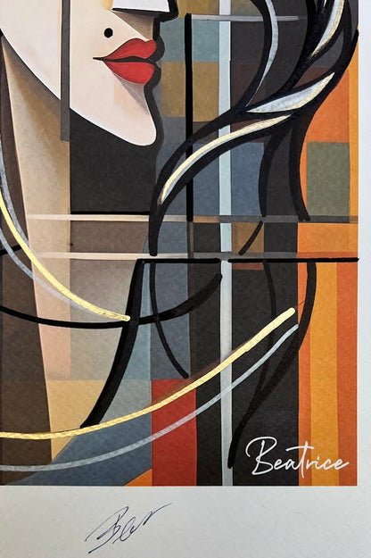 Beatrice – Pensive - Exclusive 1/1 - Golden Hair
