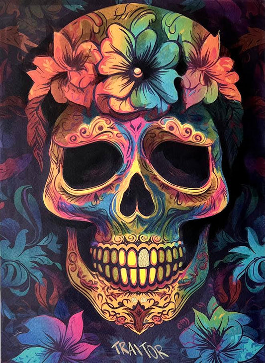 Traitor - Floral Skull (Special) 1/1 - Gold Tooth