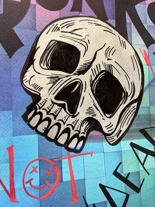 Otto Tolar - Krychle - Original 1/1 - Punk´s not Dead II.