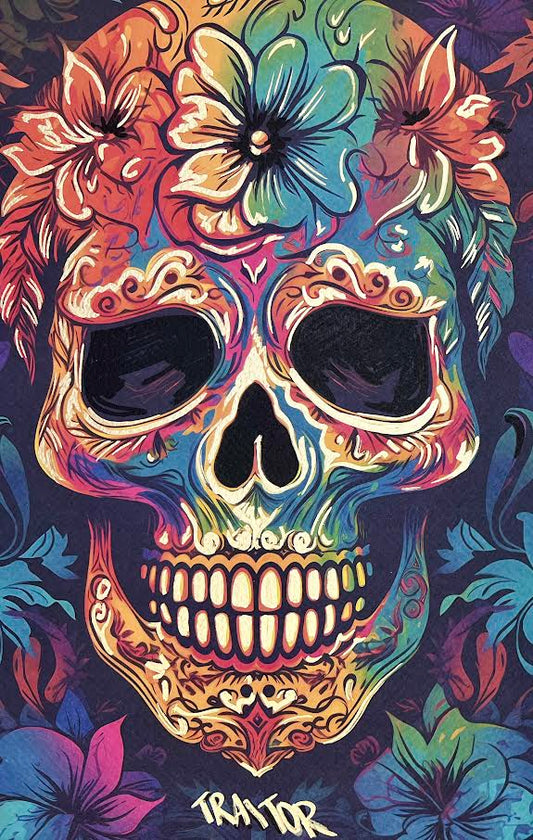 Traitor - Floral Skull (Special) 1/1 - Golden Flowers