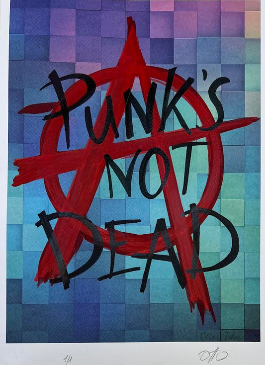 Otto Tolar - Krychle - Original 1/1 - Punk´s  not Dead I.