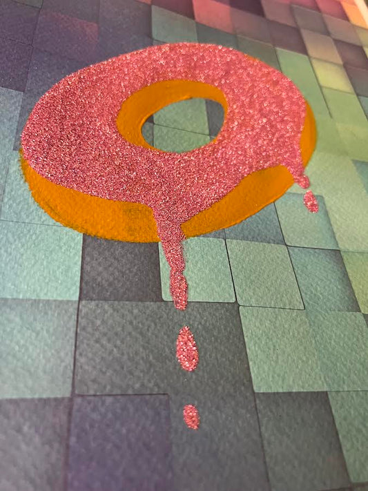 Otto Tolar - Krychle - Originál - 1/1 - Donut