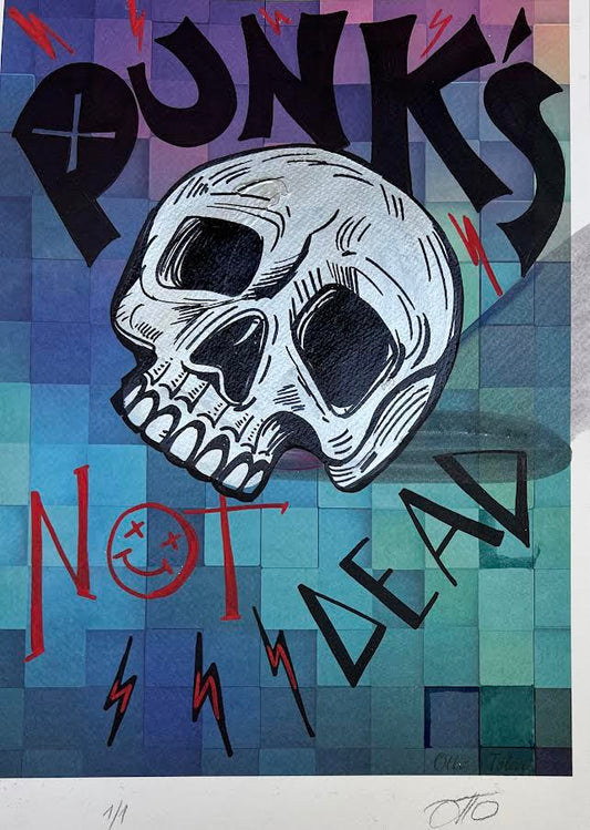 Otto Tolar - Krychle - Original 1/1 - Punk´s not Dead II.