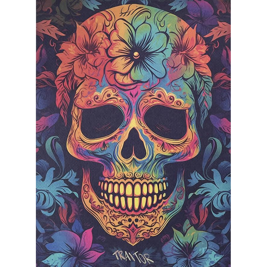 Traitor - Floral Skull - 11/20